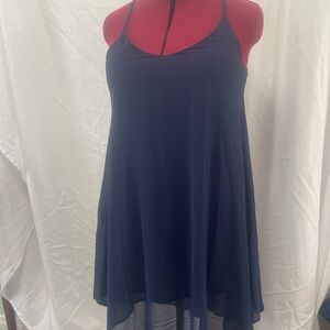 Navy Blue Sleeveless Dress